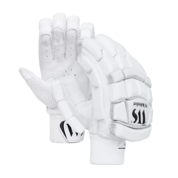 D Sports Whitedot Griffin Cricket Batting Gloves - White